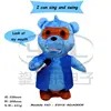 Singer Stuffed Plush Bear With Complete Fashion Outfit Jacket