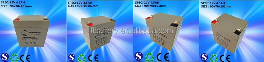 China Hot Sale Products Wholesale 12V4.5A Seated Lead Scid Battery