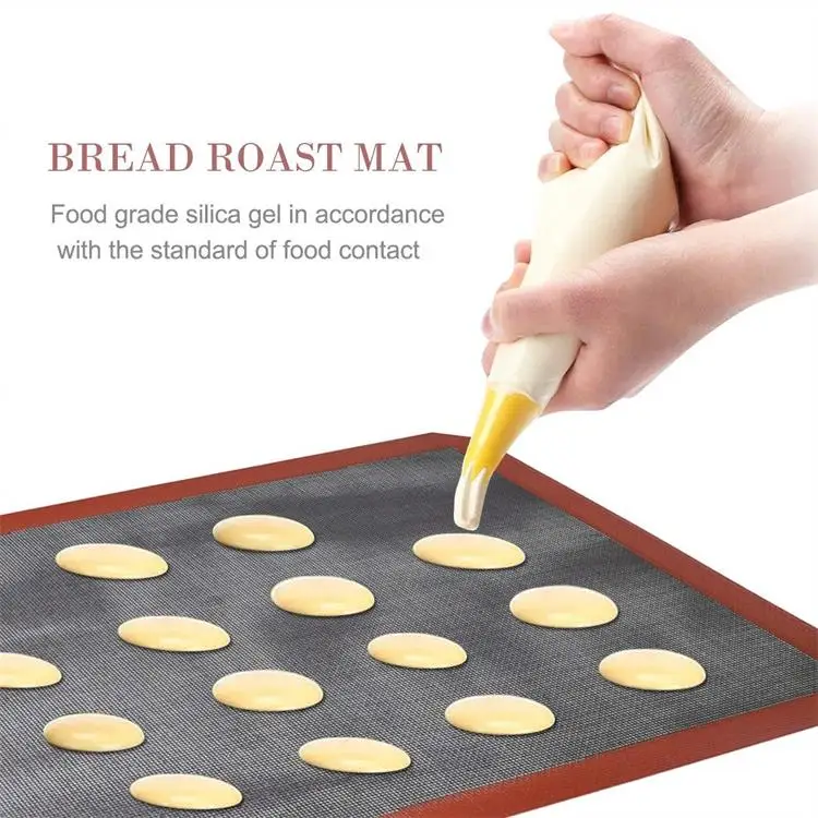 Silicone Bread Baking Mat Non Stick Oven Liner Perforated Steaming Mesh