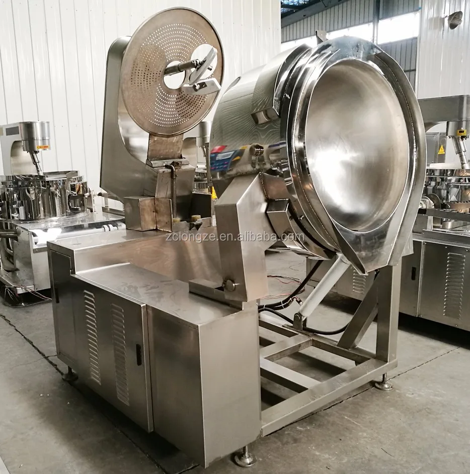 Hot Sale Commercial Gas Fired Automatic Kettle Corn Popping Machine