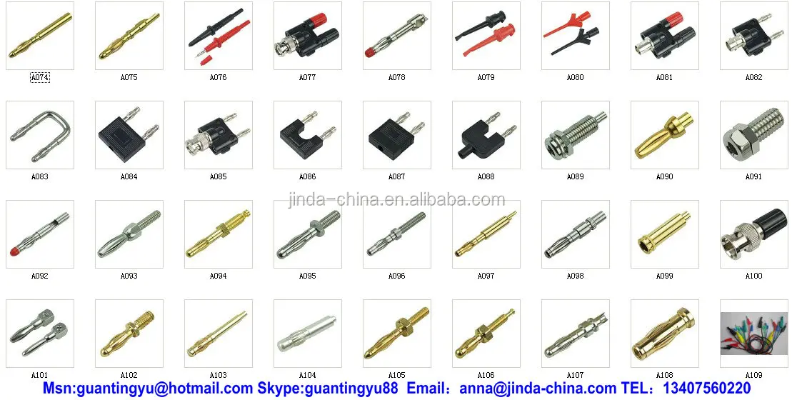 Spacing 14mm 4mm Dual Banana Plug Buy 4mm Dual Banana Plug,Dual Banana Plug,Dual Banana Plug