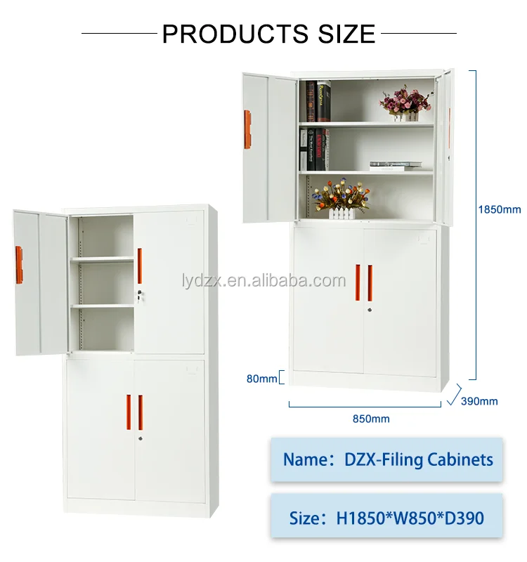 Factory Direct Wall Metal Book Cupboard Iron Storage Steel Cupboard