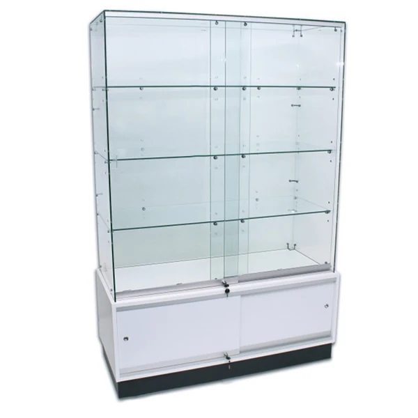 Lockable Perspex Glass White Wooden Jewelry Display Buy