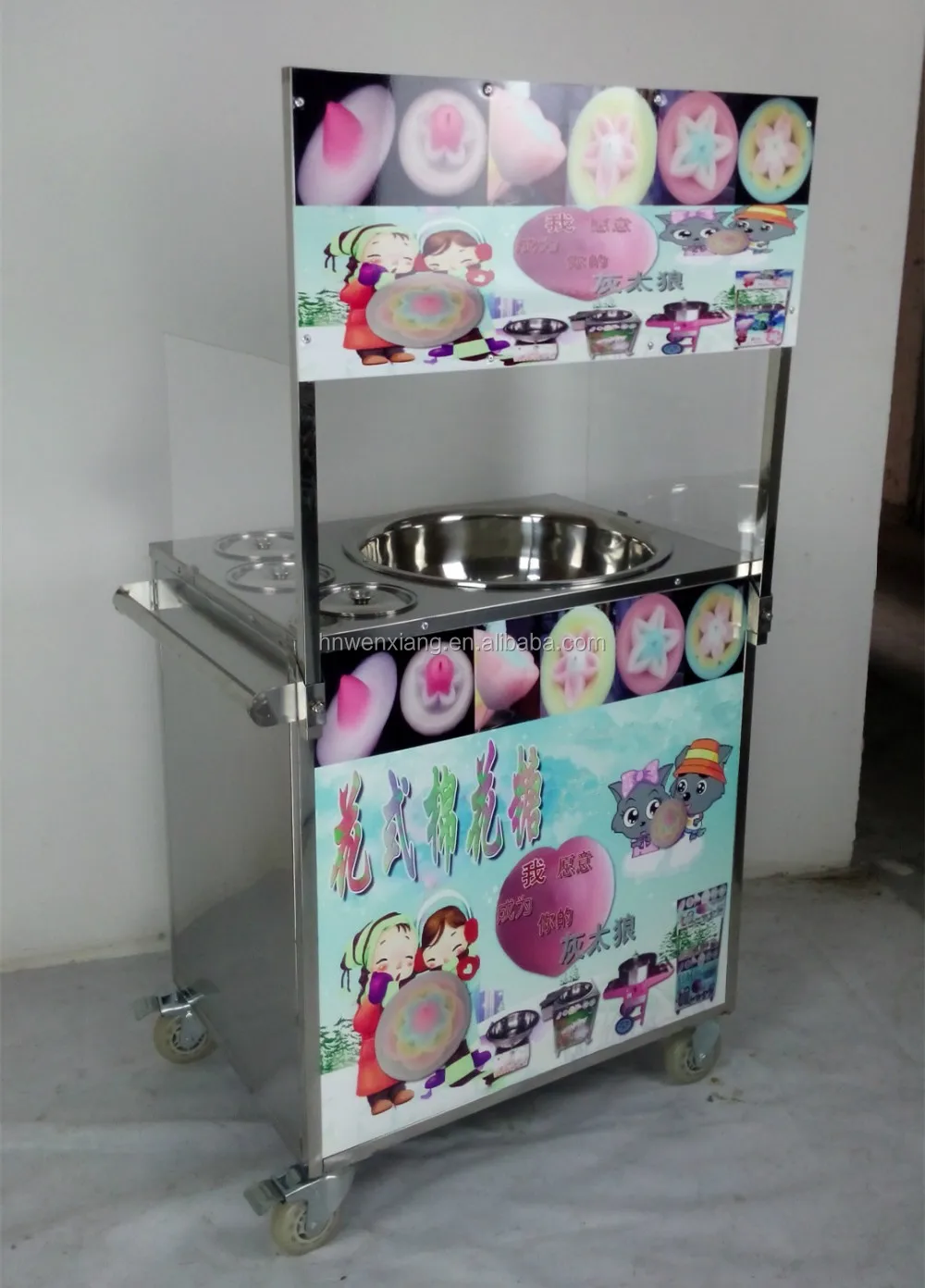 Flower Cotton Candy Vending Machine/cotton Candy Floss Machine Buy