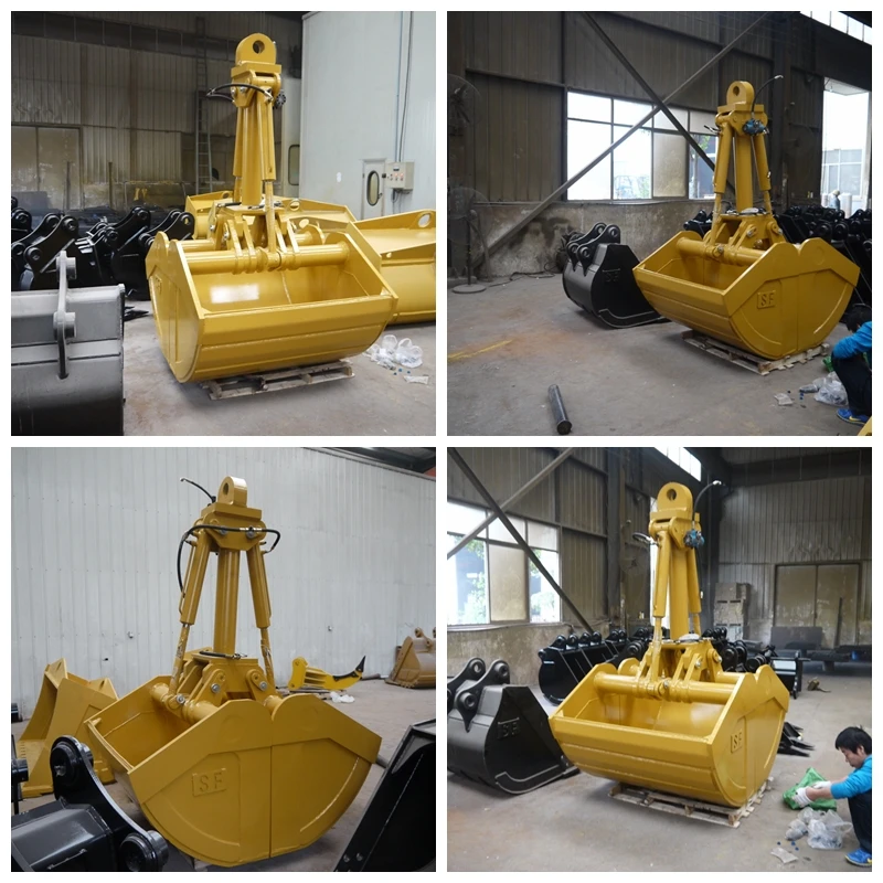 Excavator Hydraulic Clamshell Bucket,Clamshell Grab Bucket For 10t80t