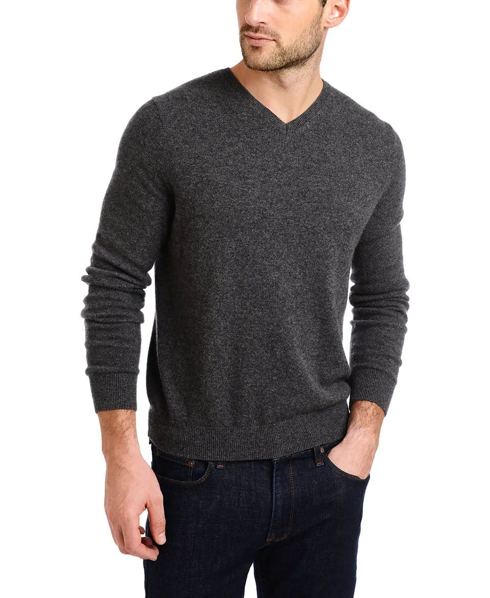 Men's 100% Cashmere Knitted Pullover Sweater - Buy Cashmere Sweater ...