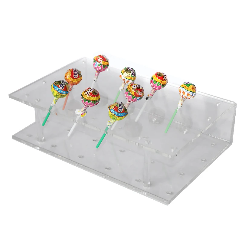 High End Acrylic Cake Pop Lollipop Clear Transparent Display Stand
