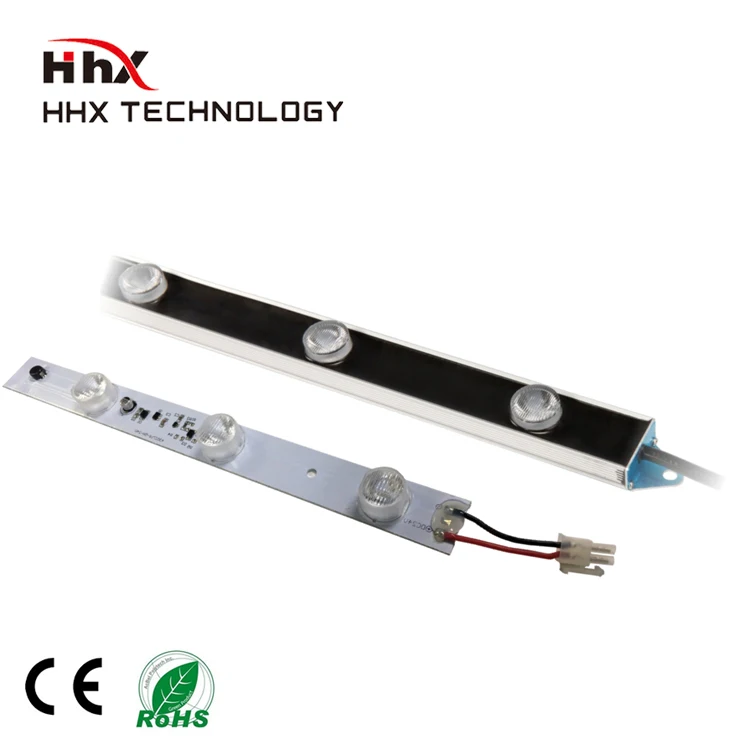 Big View Angle 250mm Waterproof Cool White SMD2835 Aluminum Track 24V LED Strip for Interior decoration projects