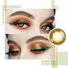Polyflex yearly use golden color contact lens wholesale contact lenses for eye