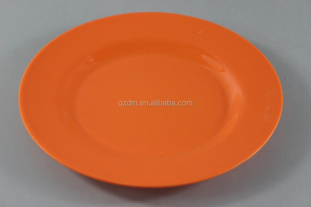 Orange Color Melamine Dish,Melamine Orange Plate