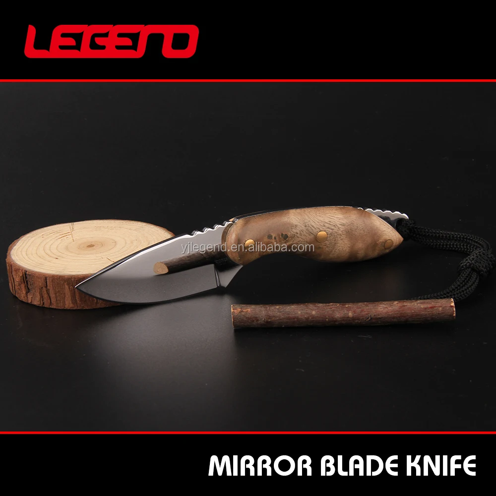 mirror polished utility knife