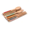 High Quality Compostable Designs Colorful Wooden Dinnerware Healthy