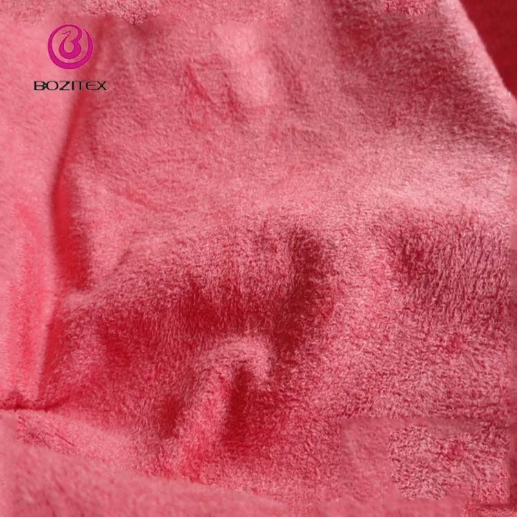 Embossed Dyed Sofa Cover Faux Suede Material Fabric Wujiang
