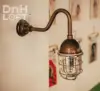 LOFT outdoor goose neck elegant industrial copper wall led barn light