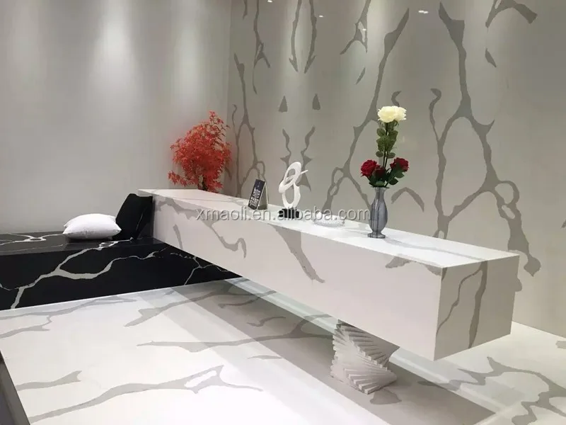 Calacatta Marble Vein Quartz Stone Top Dining Tables Calacatta Marble Vein Quartz Stone Top Dining Tables