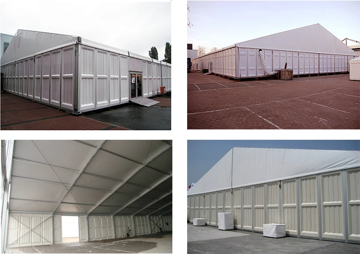 High Strength Industrial Insulated Warehouse Tent Large Aluminum Frame Storage Tent