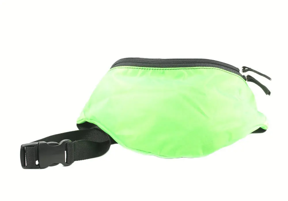 lime green waist bag