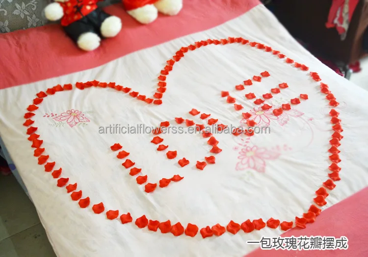 Heart Shape Rose Flower Petals - Buy Wholesale Rose Petals,Artificial