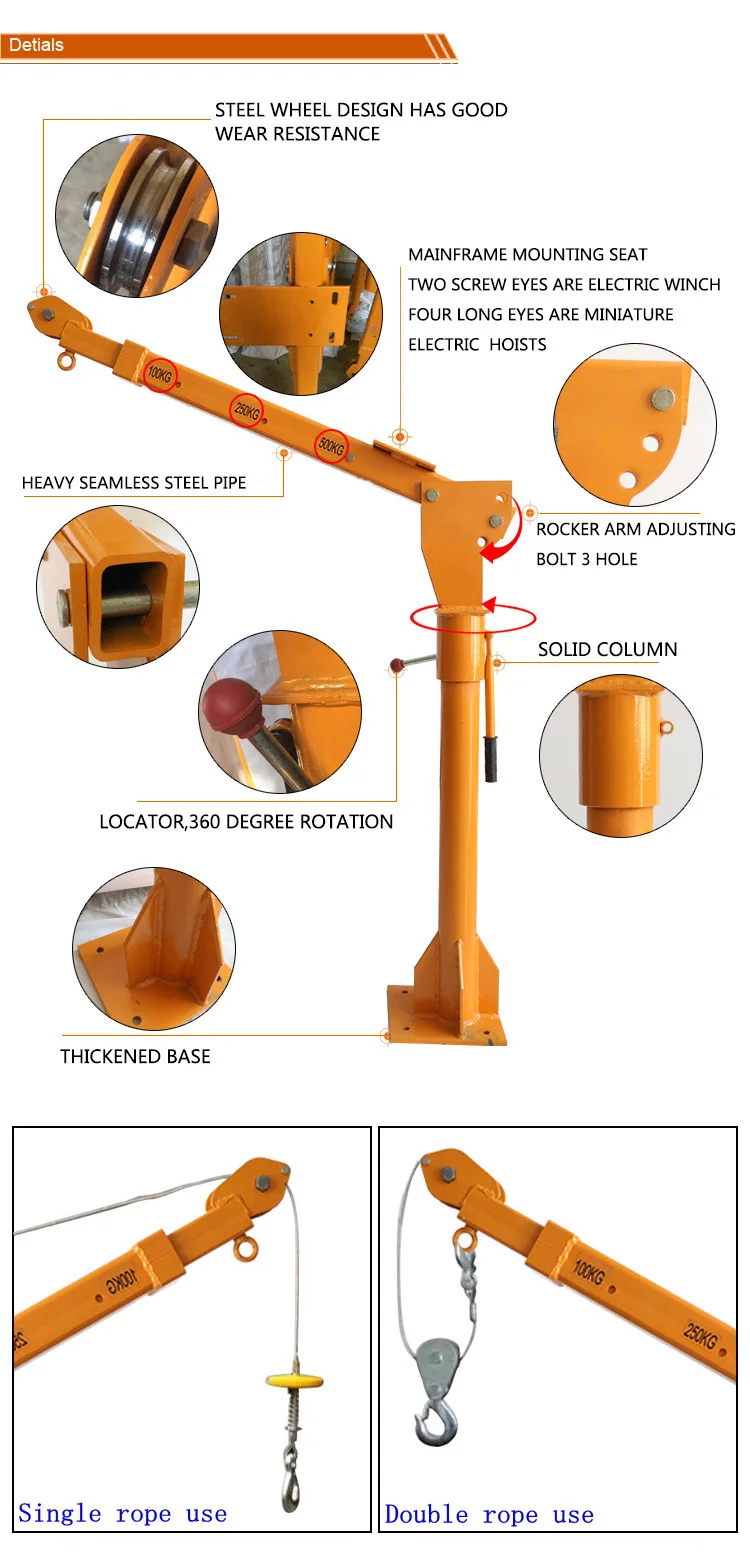 Light Duty Car Lift Crane/truck Mounted Overhang Crane For Sale Buy