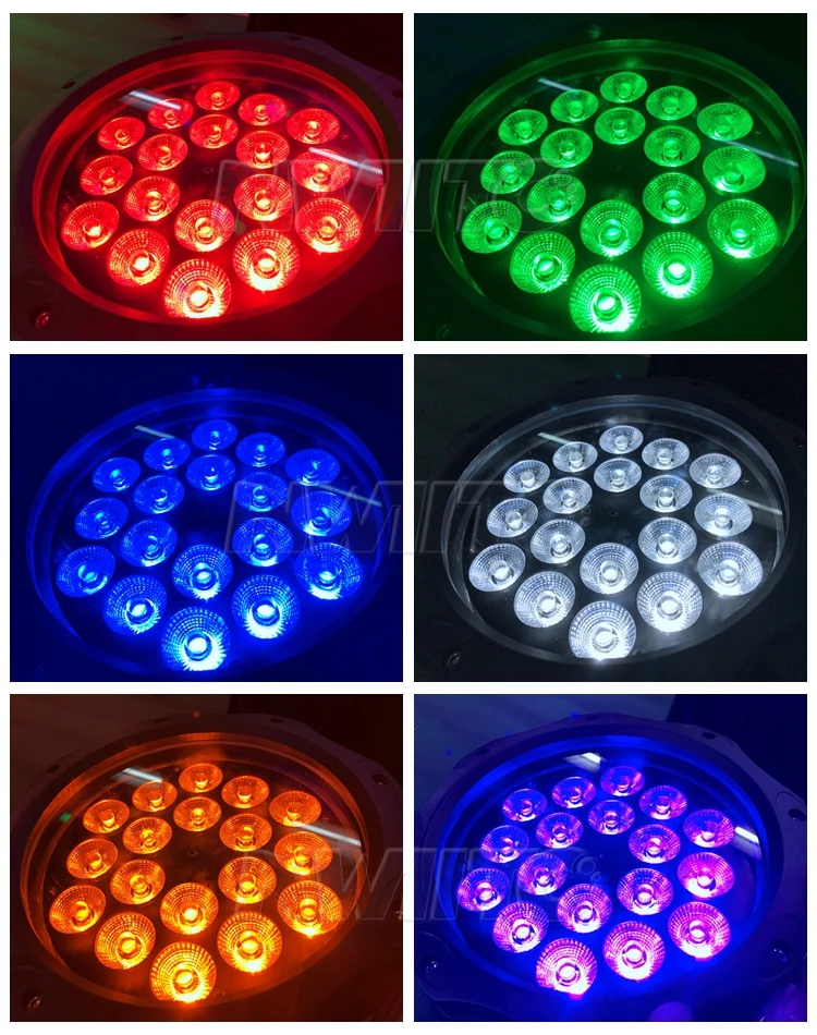 Factory price 18x18w rgbwa uv 6in1 ip65 outdoor waterproof led par light