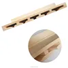 Pine Wooden Storage space-saving wine glass holder red wine glass rack