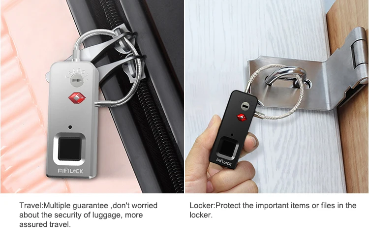 Fingerprint Padlock Features