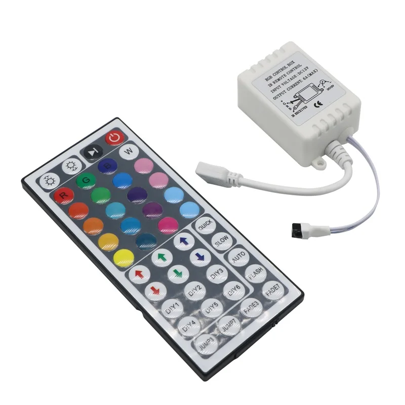 24 44 Key IR Remote Controller DC 12V for RGB LED 3528 5050 SMD Strip Lights