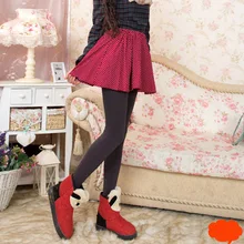 New Autumn Winter Thicken Women Leggings Fashion Natural Color Warm Nylon Leggins For Women Good Elastic