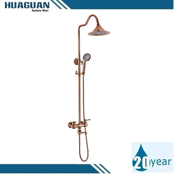 
Rain shower import from China factory black bath shower set 