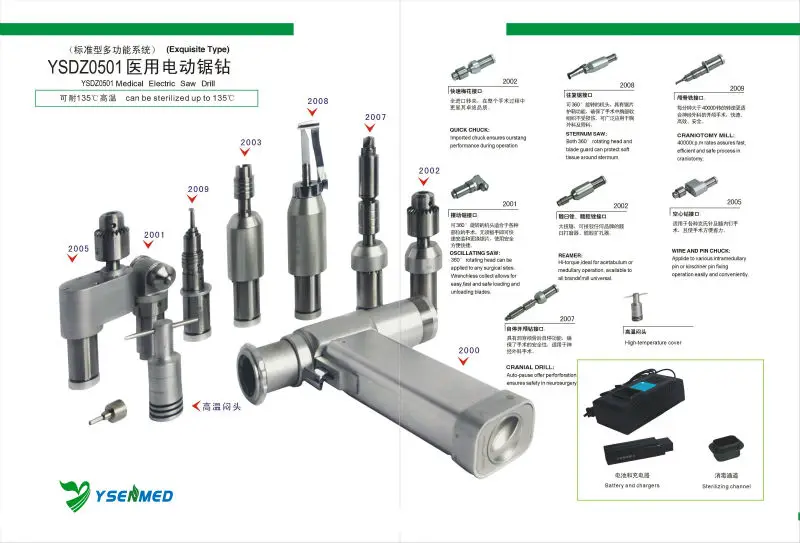 YSDZ0501 multifunctional medical stainless surgical electric skull drill.jpg