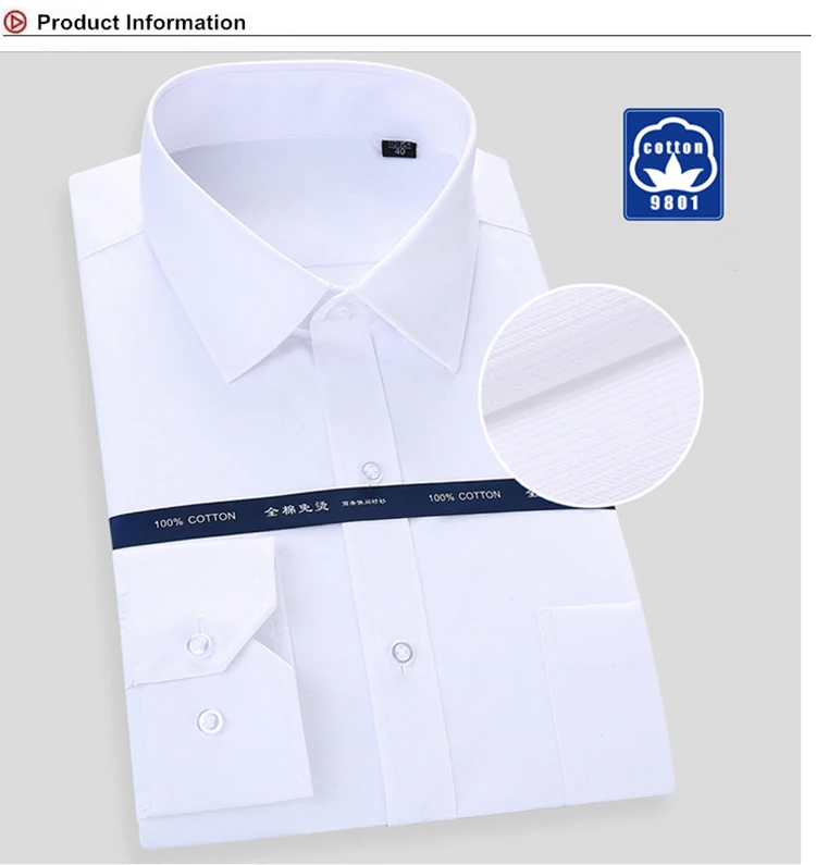 pure cotton formal shirts