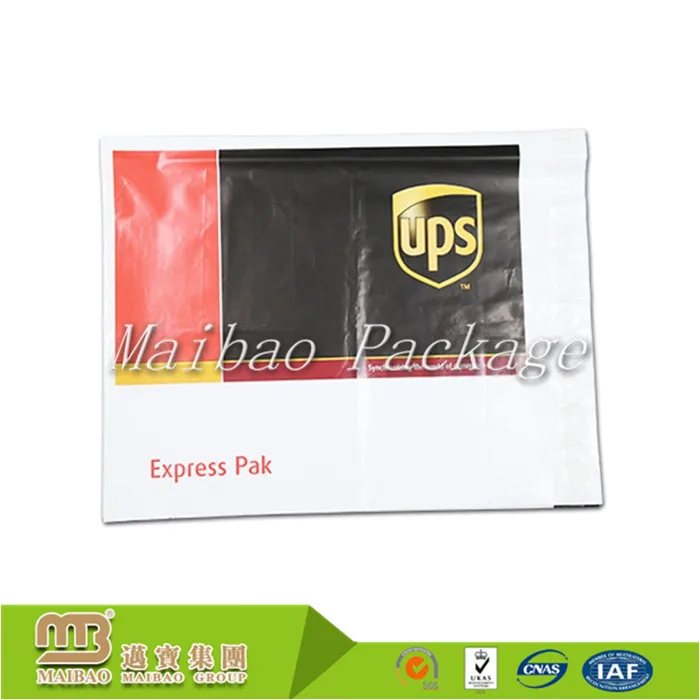 Custom Printed Eco Friendly Self Adhesive Ups Shipping Mailing Ng Plastic Courier Envelope Bags