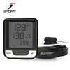 LCD Bike Speedometer Meter Bicycle Odometer Computer with heart rate monitor