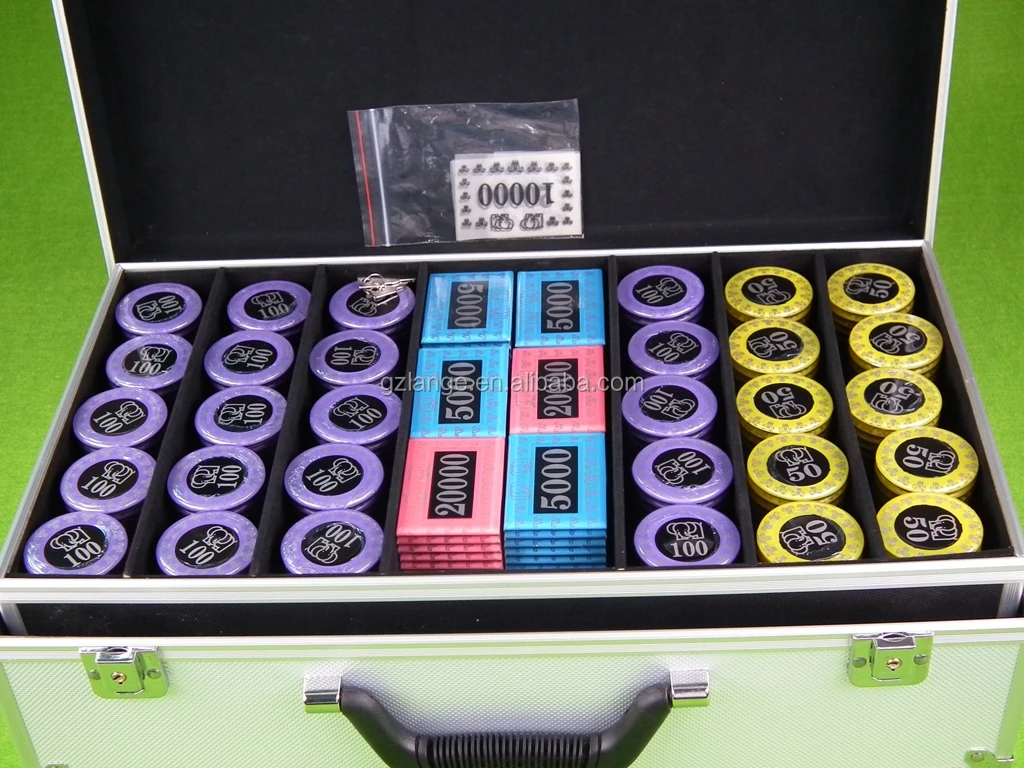 730 Casino Poker Chip Set With Aluminum Case Premium Acrylic Poker Chip Buy 1000 Poker Chip