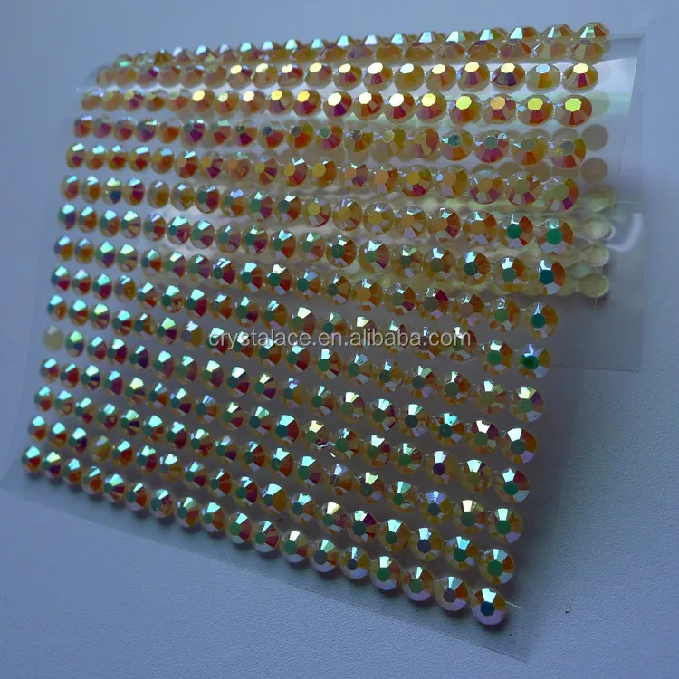 Crystal AB rhinestone sticker 468pcs 5mm stones self adhesive backing crystal sticker for car decoration