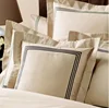 500Thread count 100% cotton sateen embroidered header quilt cover set and fabric for hotel bedding linen