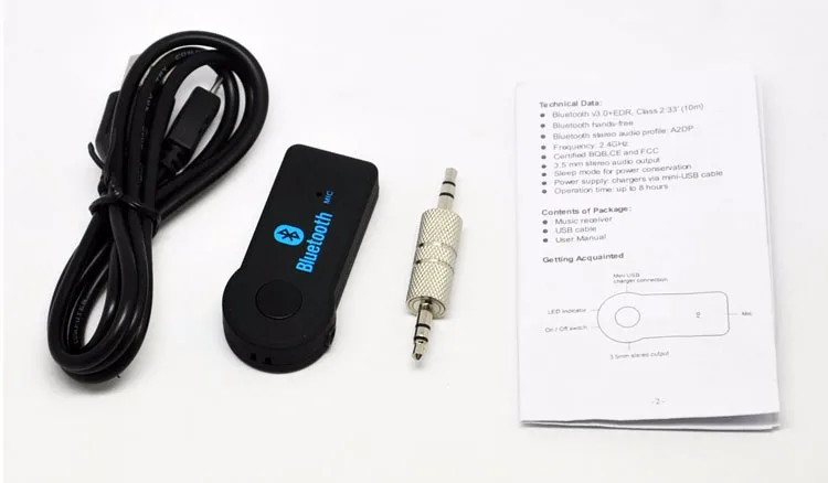 Portable mini wholesale car kit transmitter bluetooth receiver