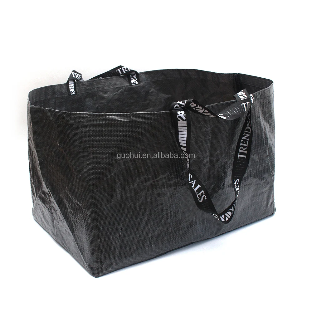 extra large black tote bag