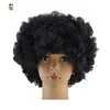 Sports Fan Crazy Party Cheap Curly Black Afro Wigs HPC-1277