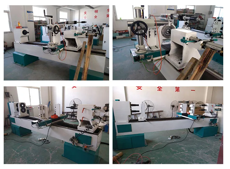 Manufacturing turning woodworking desktop wood cnc lathe machine with bar feeder