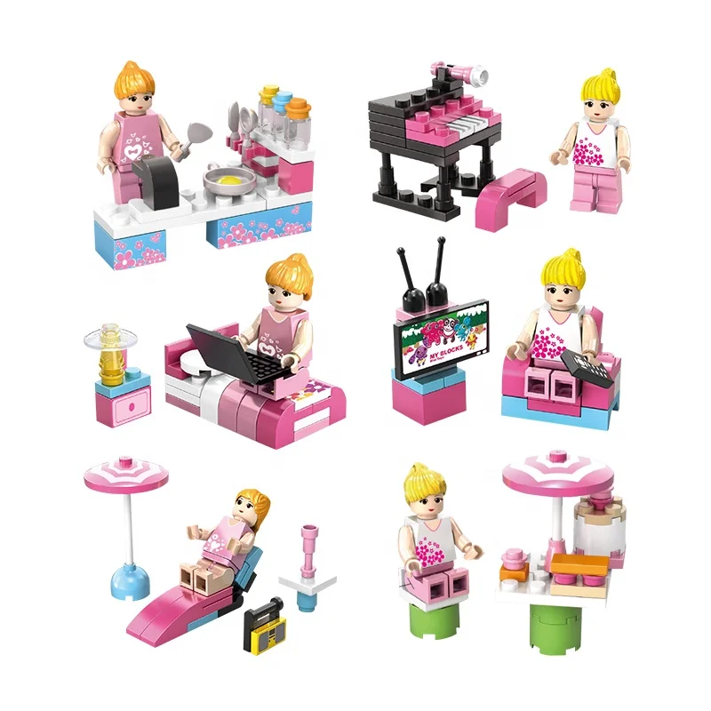 Lele Brother Fashion Girls Building Blocks Educational Fun