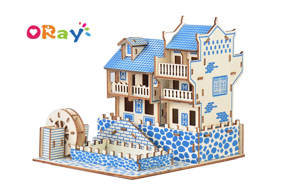 Ezon Azone Wooden Puzzle Kigumi Himeji Castle Genuine From4580423510219 for sale online 