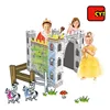 wholesale diy set toys drawing playhouse cardboard for children