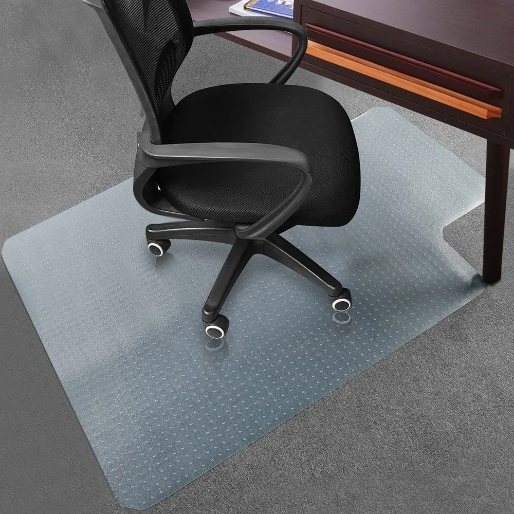 Pvc Vinyl Chair Mat For Carpeted Floors With Lip Transparent Desk Chair