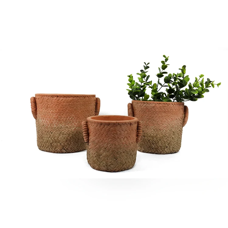 New Products Decorative Decoration Cement Pots  Big Size 