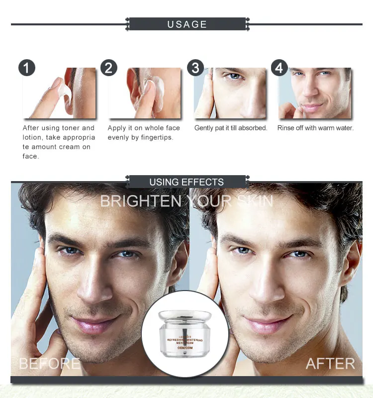 Oem Whitening Face Cream For Black Men - Buy Skin Whitening Face Cream ...