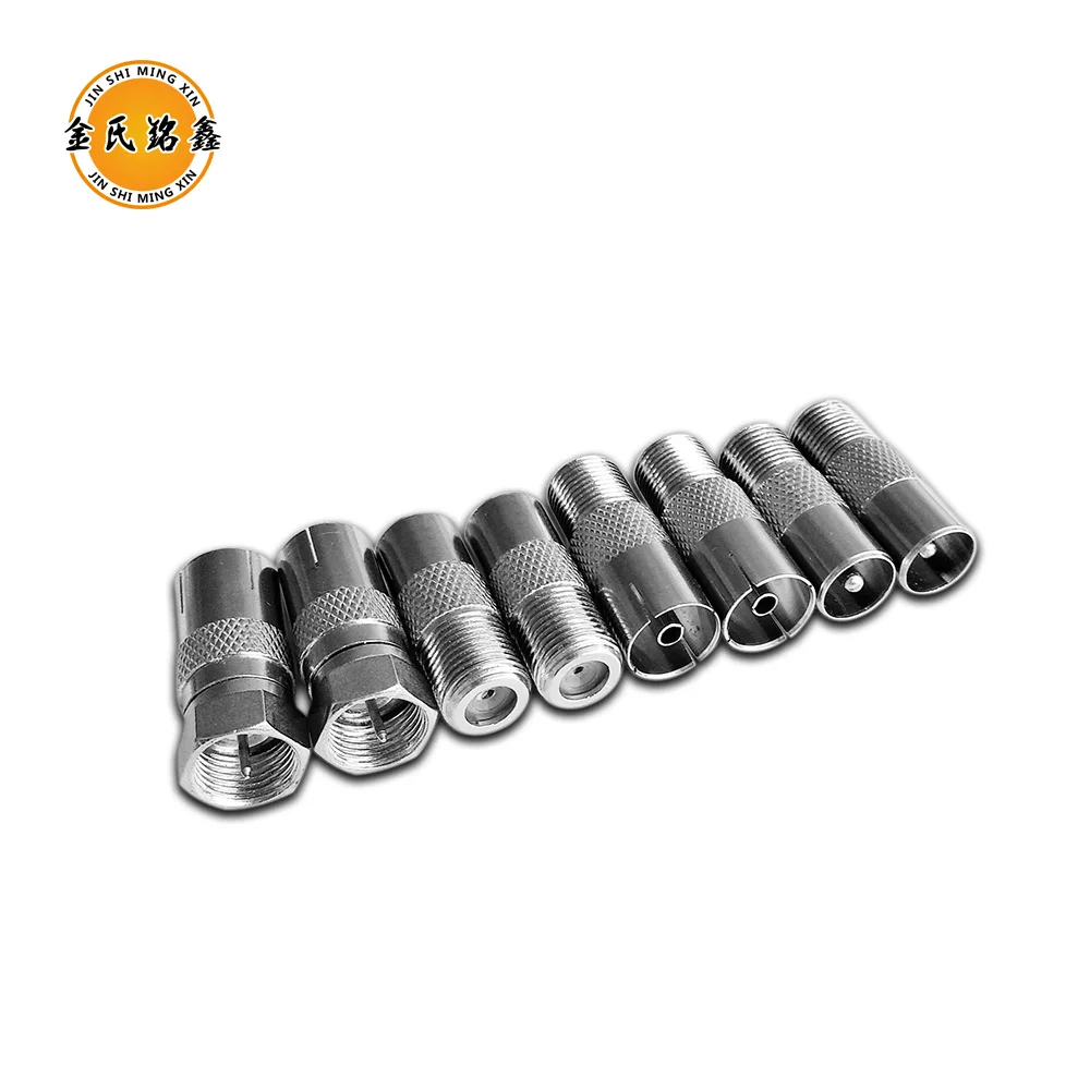 thumbnail image 2 of F Type Male To RF Female Coaxial Coupler Adapter - Nickel Plated PP Connector (UKDJ FT2) 2 of 11