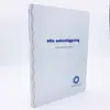 A4 hardcover metal file folders with silk printing