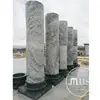 European Hot Sale Large Size White Marble Round Column Molds