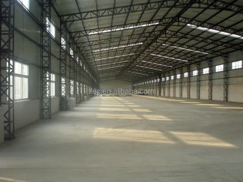 Arched structure steel warehouse for storing
